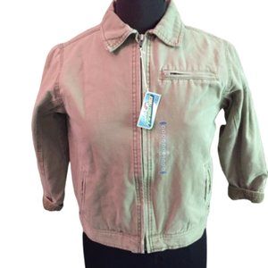 NWT Khaki Performance Fleece Jacket